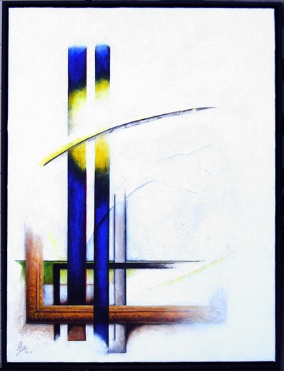 2003 schilderij Ontkaderd.jpg